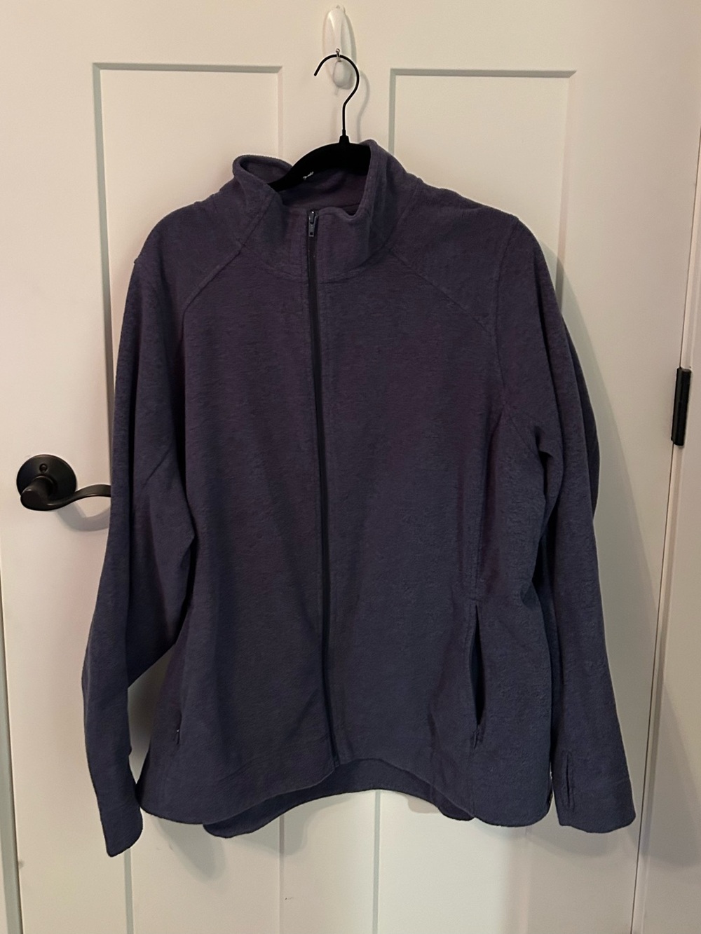 Lightweight Full-Zip Jacket in Gray-Blue
